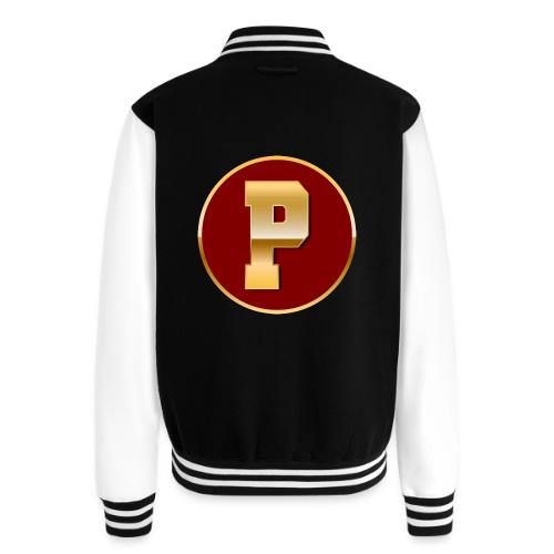 Letter P – Capital Varsity Alphabet Monogram - Unisex College Sweat Jacket