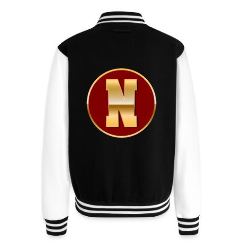 Letter N – Capital Varsity Alphabet Monogram - Unisex College Sweat Jacket