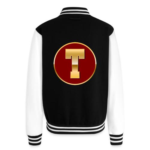 Letter T – Capital Varsity Alphabet Monogram - Unisex College Sweat Jacket