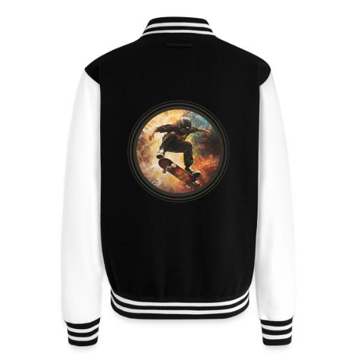 Skateboarding Flow - Unisex College Sweat Jacket