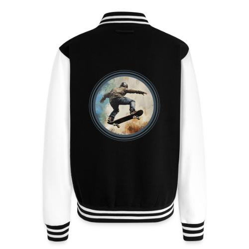 Skateboarding Energy - Unisex College Sweat Jacket