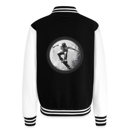 Skateboarding Vibes Only - Unisex College Sweat Jacket