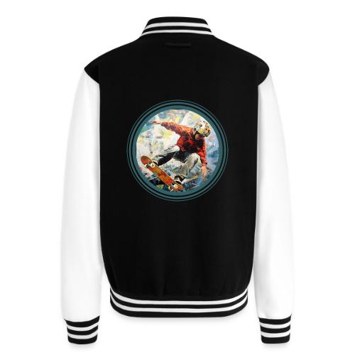 Skateboarding Fuel - Unisex College Sweat Jacket
