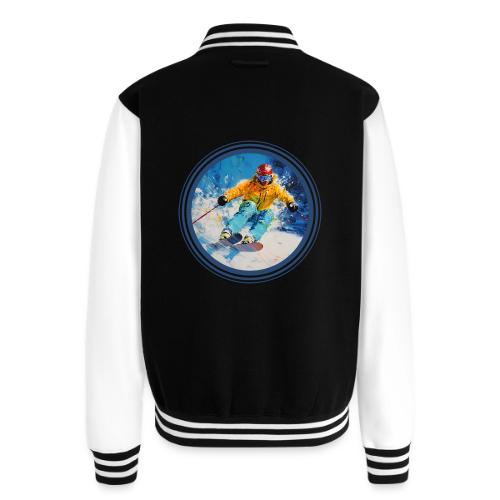 Born for Skiing - Unisex College Sweat Jacket