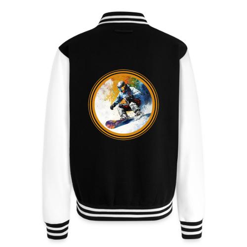 Snowboarding Dreams - Unisex College Sweat Jacket