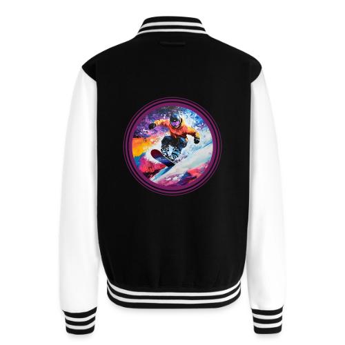 Snowboarding Spirit - Unisex College Sweat Jacket