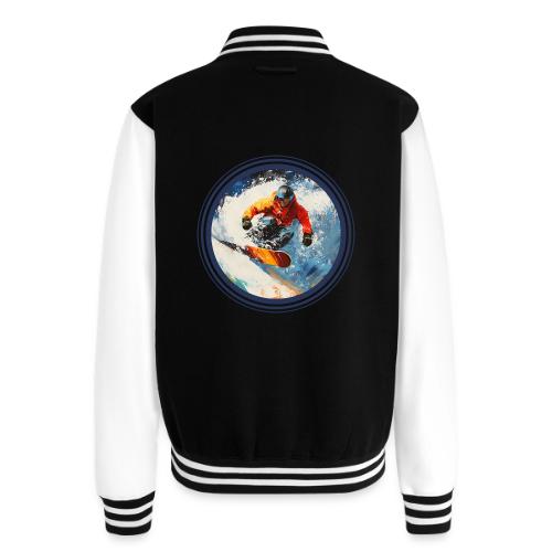 Snowboarding Rebel - Unisex College Sweat Jacket