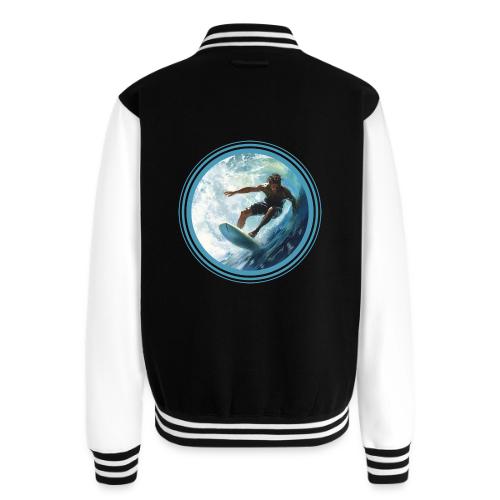 Surfing Freedom - Unisex College Sweat Jacket