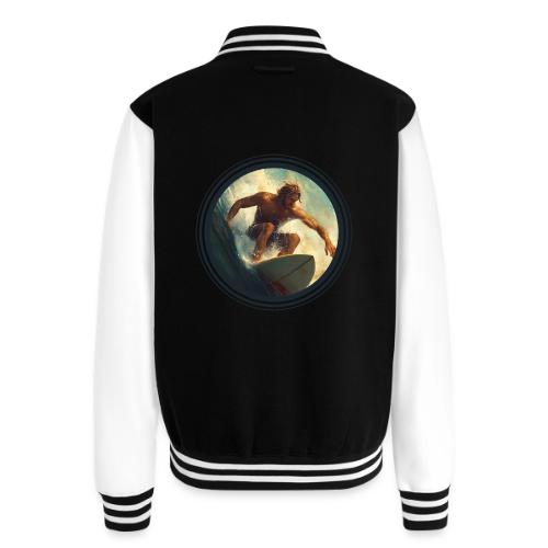 Surfing Rush - Unisex College Sweat Jacket