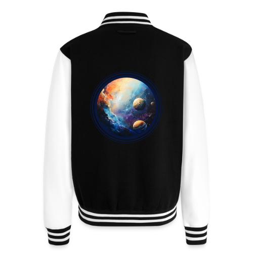 Nebula of Planets - Unisex College Sweat Jacket