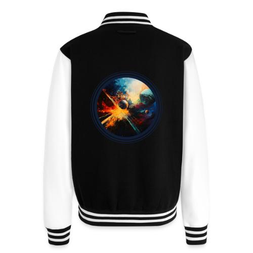 Planets in Turmoil - Unisex College Sweat Jacket