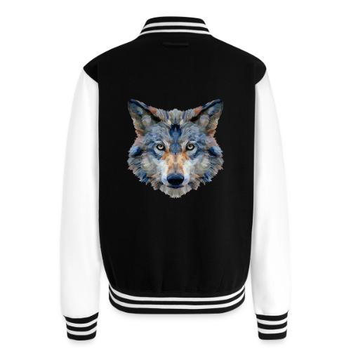 Wolf: Chromatic Wild Gaze - Unisex College Sweat Jacket