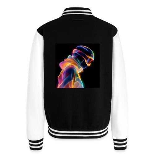 Snowboarding: Neon Gravity Ride - Unisex College Sweat Jacket