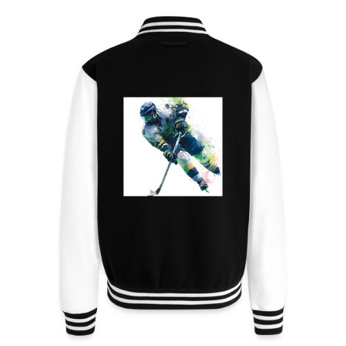 Hockey: Frozen Motion - Unisex College Sweat Jacket