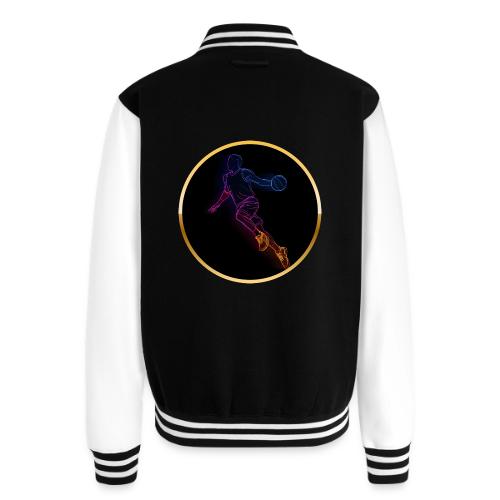 Basketball: Neon Jump Shot - Unisex College Sweat Jacket