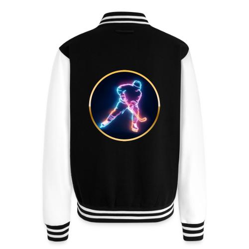 Golden Neon Hockey - Unisex College Sweat Jacket