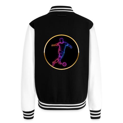 Neon Soccer Flow - Unisex College Sweat Jacket