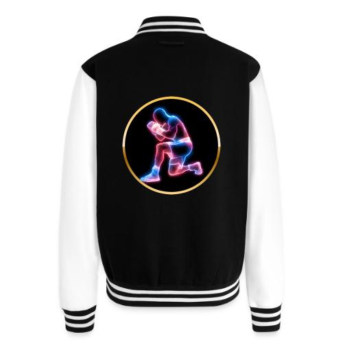 Neon Boxing Focus - Unisex College Sweat Jacket