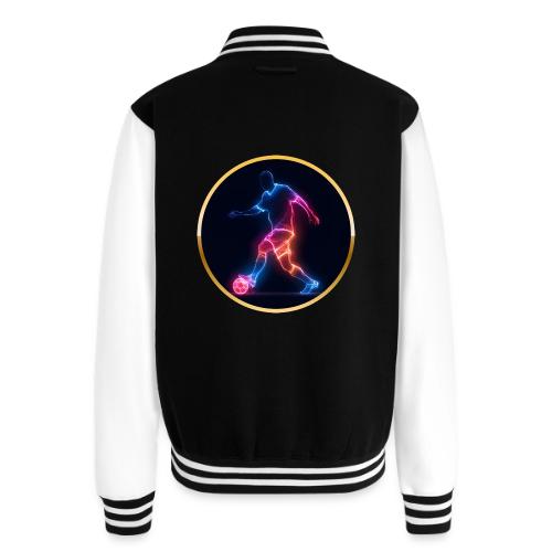 Soccer: Electric Kick Ring - Unisex College Sweat Jacket