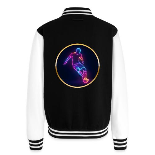 Soccer: Neon Golden Goal - Unisex College Sweat Jacket