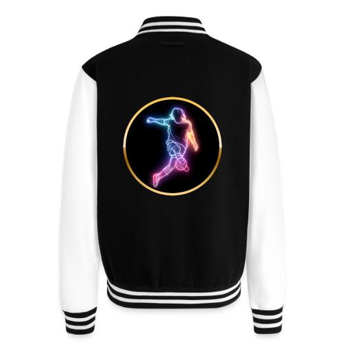 Soccer: Neon Goal Fusion - Unisex College Sweat Jacket