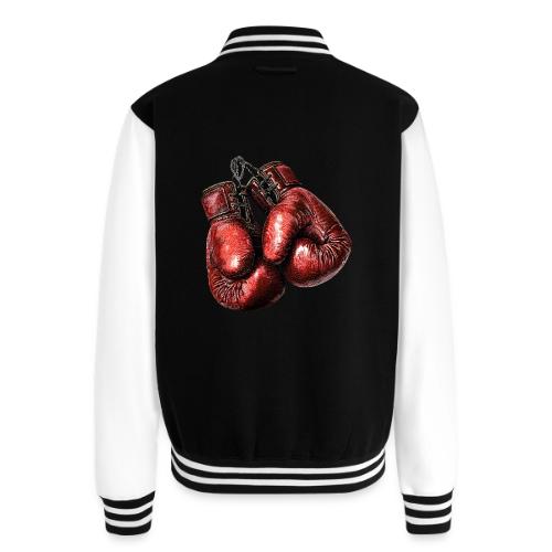 Legacy Boxing Gloves - Unisex College Sweat Jacket