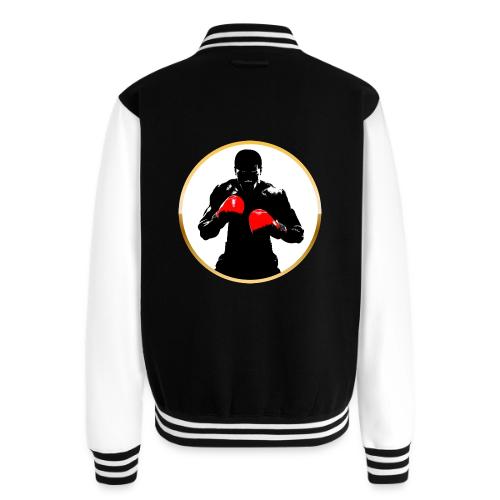 Boxing: Golden Ring Fighter - Unisex College Sweat Jacket