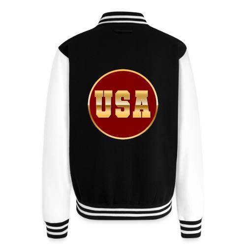 Golden USA Seal - Unisex College Sweat Jacket