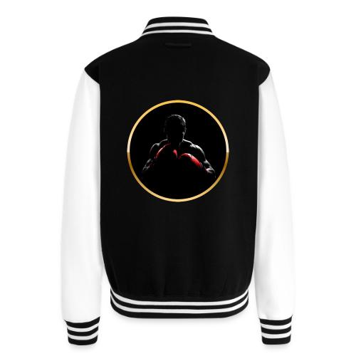 Boxing: Crimson Gloves Fighter - Unisex College Sweat Jacket