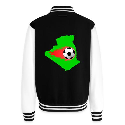 Algerian Football Fire - Unisex College Sweat Jacket