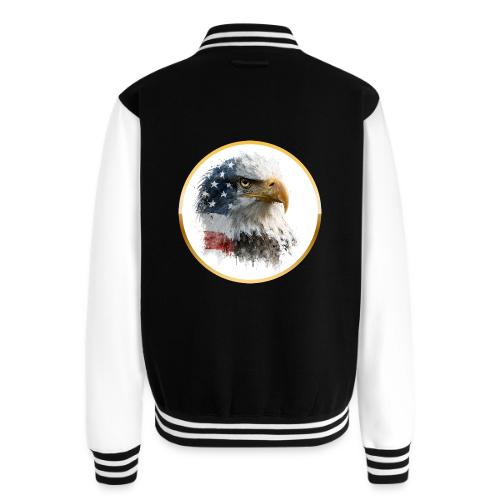 USA: Patriot Wing Emblem - Unisex College Sweat Jacket