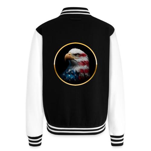 USA: Liberty Emblem - Unisex College Sweat Jacket