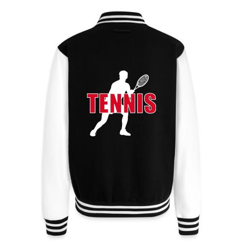 Red Court Tennis - Unisex College Sweat Jacket