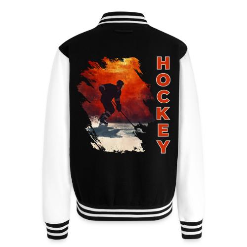 Hockey Vibes - Unisex College Sweat Jacket