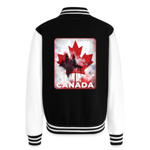 Canada's Maple Leaf Pride - Unisex College Sweat Jacket