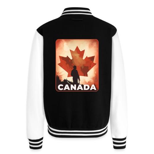 Canada Stands Tall - Unisex College Sweat Jacket