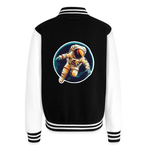 Astronaut: Dream, explore, discover! - Unisex College Sweat Jacket