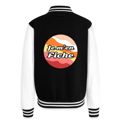 I don't care - Unisex College Sweat Jacket