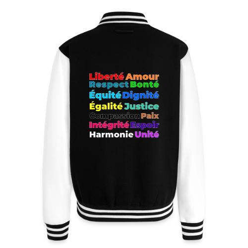 Words of Light - Unisex College Sweat Jacket