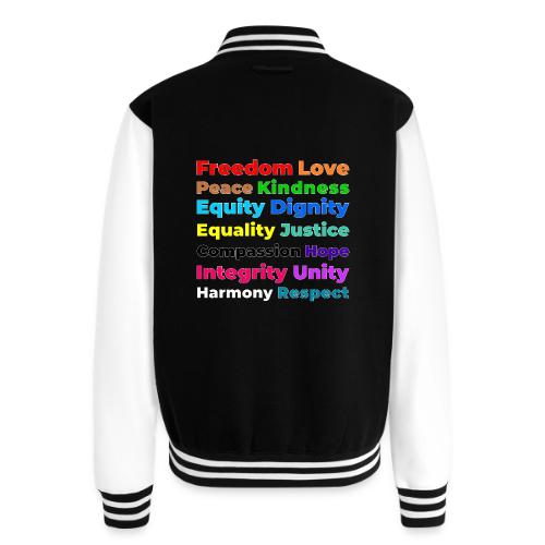 Words of Light - Unisex College Sweat Jacket