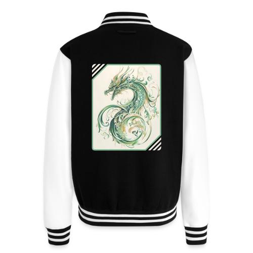 Brush of the Dragon - Unisex College Sweat Jacket