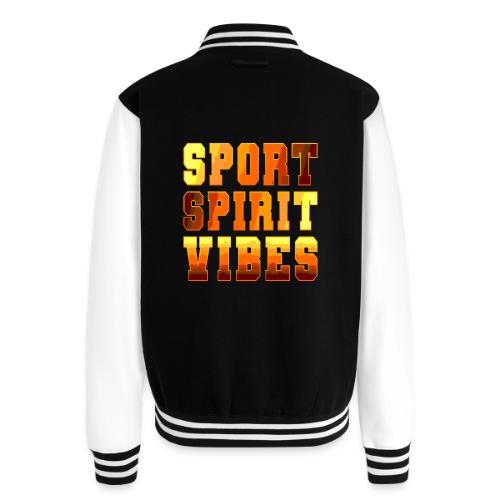 Sport Spirit Vibes Gradient - Unisex College Sweat Jacket