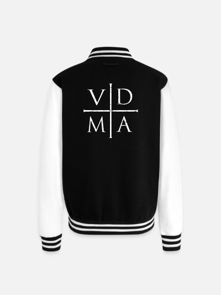 VDMA | Lutheran Design - Unisex College Sweat Jacket - black/white
