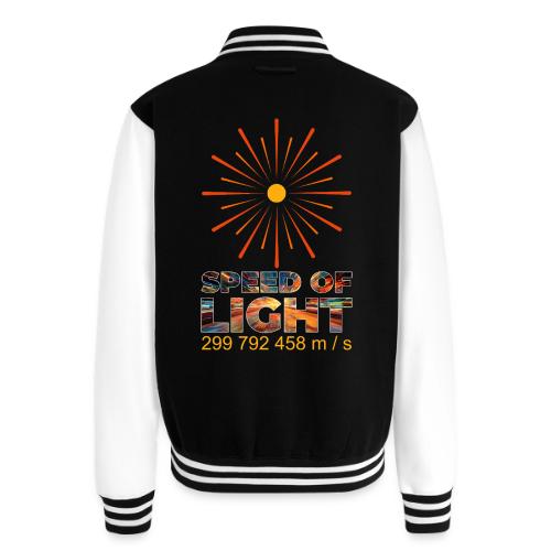 Speed of light - Unisex College Sweat Jacket