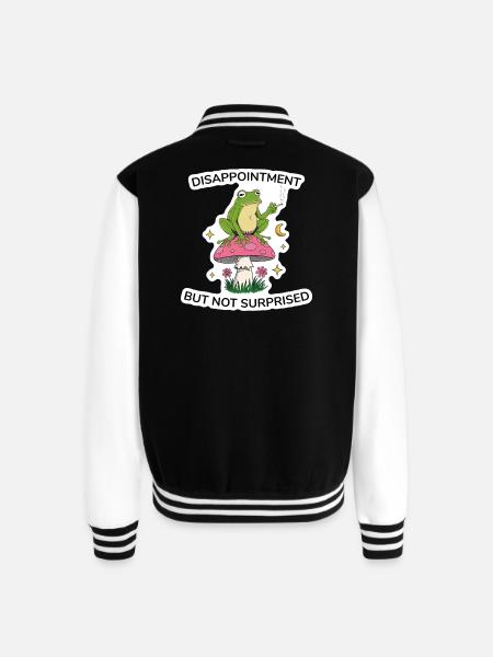 Disappointment But Not Surprised - Unisex College Sweat Jacket - black/white