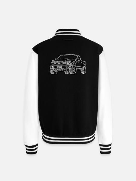 F150 Raptor - Unisex College Sweat Jacket - black/white