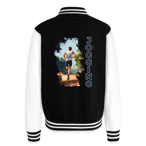 Jogging Vibes - Unisex College Sweat Jacket