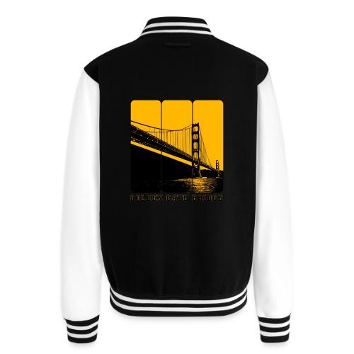 Golden Gate Bold Icon - Unisex College Sweat Jacket