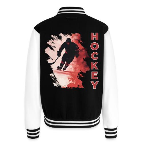 Hockey Fire - Unisex College Sweat Jacket