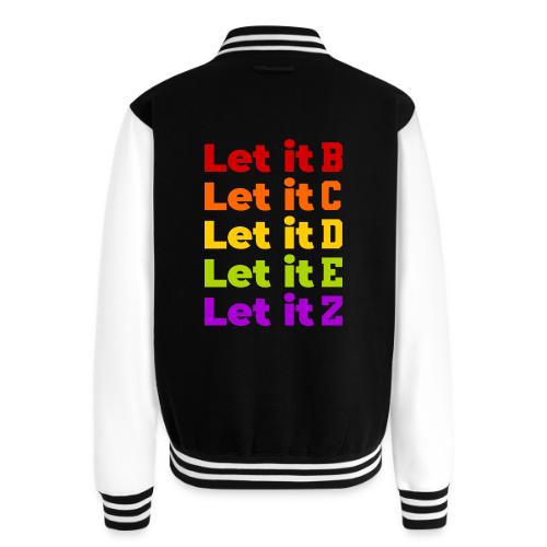Let It Be Alphabetical - Unisex College Sweat Jacket